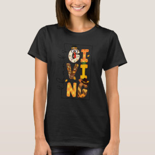 Funny Thanksgiving Turkey Day Fall Leaves Autumn H T-Shirt