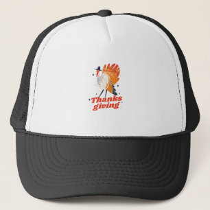 Funny Thanksgiving Turkey Dinner Trucker Hat