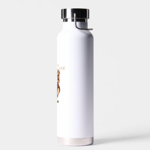 Funny Thanksgiving Turkey Dog Boys Girls Water Bottle