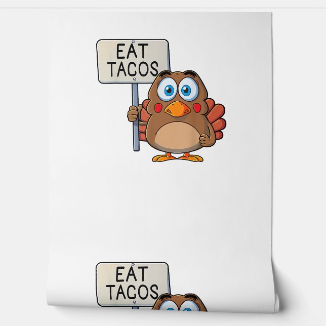 Funny Thanksgiving Turkey Eat Tacos  Wallpaper (Unrolling)