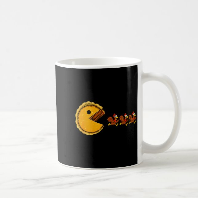 Funny Thanksgiving Turkey Gift For Men Women Kids  Coffee Mug (Right)