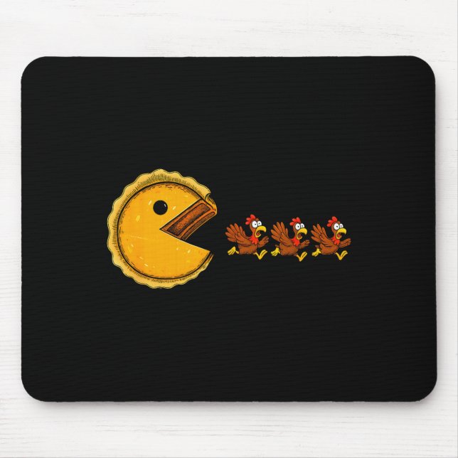 Funny Thanksgiving Turkey Gift For Men Women Kids  Mouse Pad (Front)