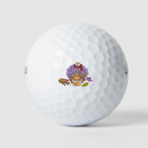 funny thanksgiving turkey golf balls