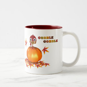 Funny Thanksgiving Turkey in Pumpkin - Mug