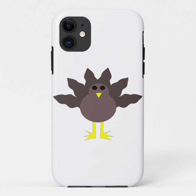 Funny Thanksgiving Turkey iPhone 5 Case (Back)