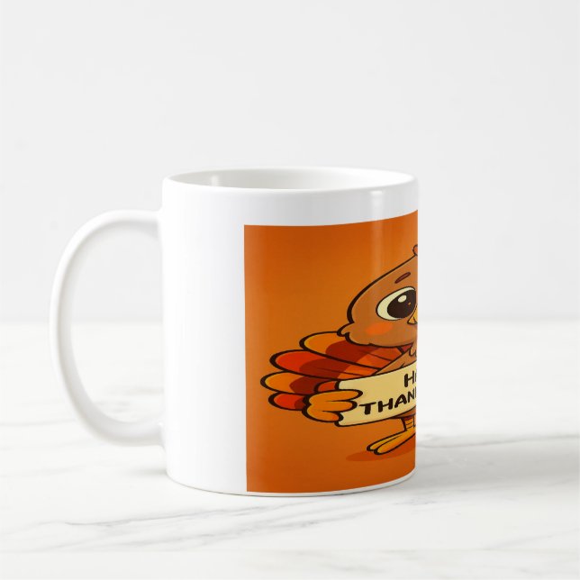 Funny Thanksgiving Turkey Mug (Left)