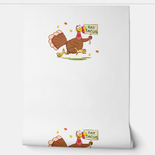 Funny Thanksgiving Turkey Says EAT TACOS Thanksgiv Wallpaper
