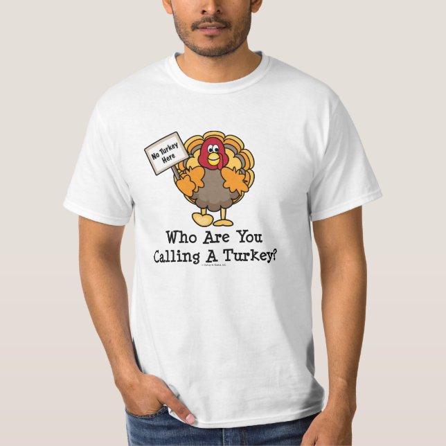 Funny Thanksgiving Turkey T shirt (Front)