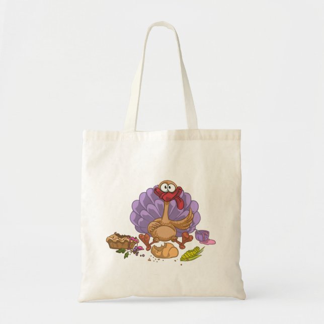 funny thanksgiving turkey tote bag (Front)