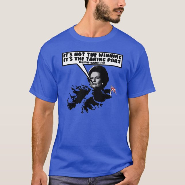Funny Thatcher Falklands T-Shirt (Front)