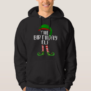 Funny The Birthday Elf Matching Family Christmas Hoodie