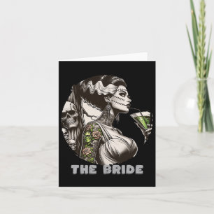 Funny The Bride The Monster Frankenstein Spooky Ha Card