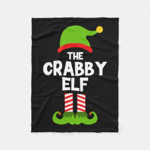 Funny The Crab  Fleece Blanket