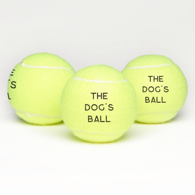 funny the dog's ball animal dog tennis ball (Multi)