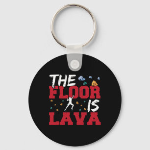 Funny The Floor Is Lava Bouldering Climbing Holds Key Ring