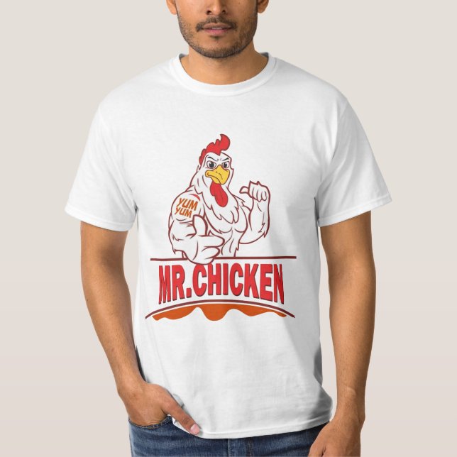 Funny The Ghost & Mr. Chicken T-Shirt (Front)