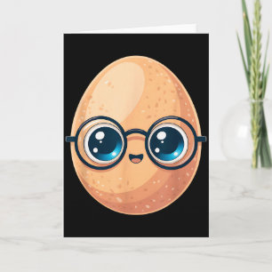 Funny The Good Egg Teacher Halloween Costume Food Card