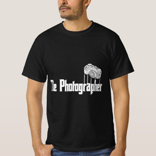 Funny The Photographer Photography Camera  T-Shirt (Front)