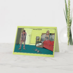 Funny the real golfer, just married announcement