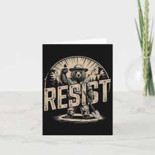 Funny The Resist National Park  Card