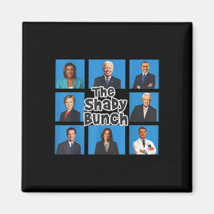 Funny The Shady Bunch 2024  Magnet