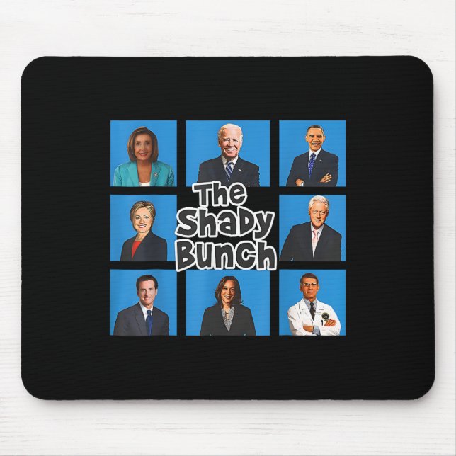 Funny The Shady Bunch 2024  Mouse Pad (Front)