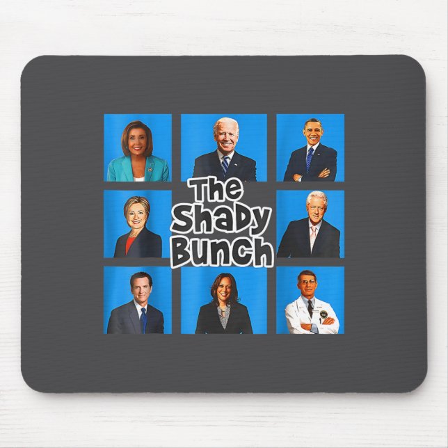 Funny The Shady Bunch 2024  Mouse Pad (Front)