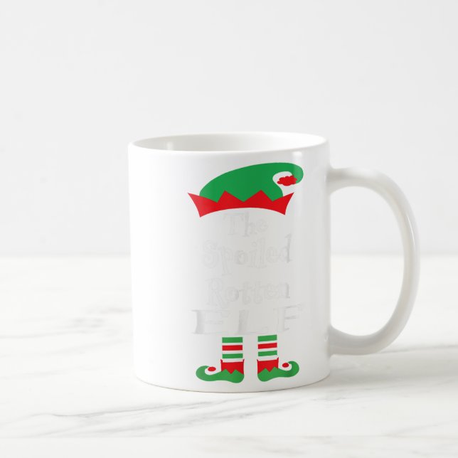 Funny The Siled Rotten Elf Shirt Christmas Matchin Coffee Mug (Right)