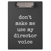 Funny Theatre Lover Director Humour Quote Black C