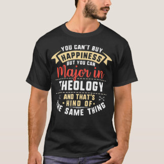 Funny Theology Major Student Graduation Gift Coll T-Shirt