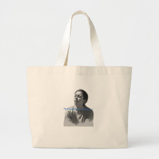 Funny Therapy Quote-My Therapist Says Im Hilarious Large Tote Bag