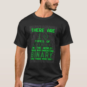 Funny There Are 10 Types Of People  Binary  Coding T-Shirt