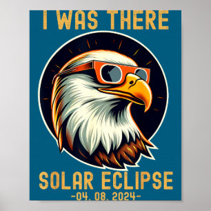 Funny There Total Solar Eclipse Vintage Poster