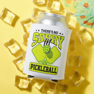 Funny There's No Sorry In Pickleball Vintage Can Cooler