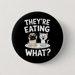 Funny They're Eating The Pets Humourous Trump Quot 6 Cm Round Badge