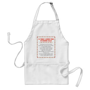 Funny Things I Learned From My Bearded Collie Standard Apron