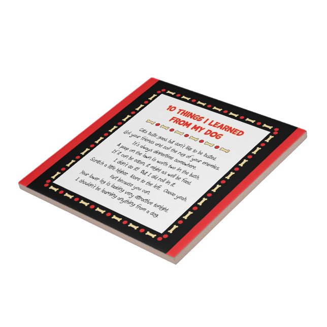 Funny Things I Learned From My Dog Tile (Side)