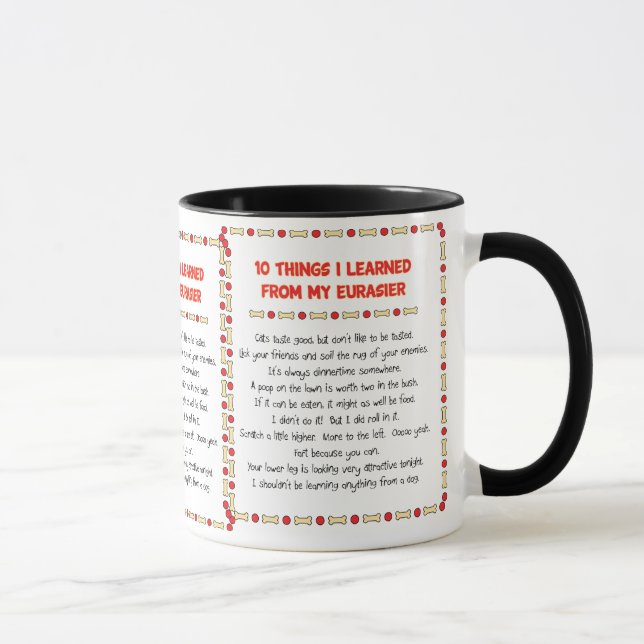 Funny Things I Learned From My Eurasier Mug (Right)