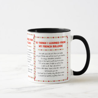 Funny Things I Learned From My French Bulldog Mug