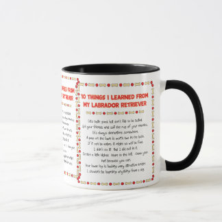 Funny Things I Learned From My Labrador Retriever Mug