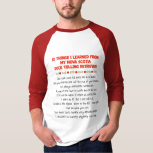 Funny Things Learned From Nova Scotia Duck Toller T-Shirt