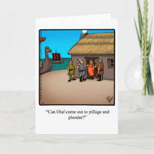 Funny Thinking Of You Humour Greeting Card