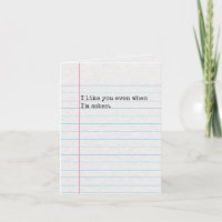 Funny Thinking of You Sober Drinking, Lined Paper