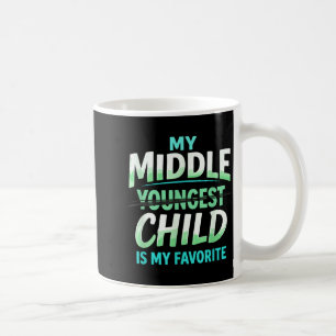 Funny third child pregnancy announcement humour  coffee mug