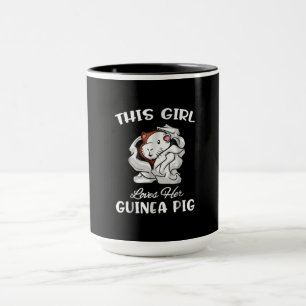 Funny This Girl Loves Her Guinea Pig Cute Pet Mug