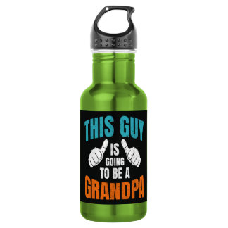 Funny This Guy Is Going To Be A Grandpa 532 Ml Water Bottle