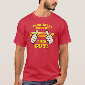 Funny! This Guy Loves Bacon T-Shirt