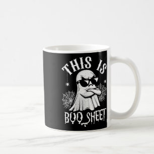 Funny This Is Boo Sheet Ghost Lazy Halloween Men W Coffee Mug