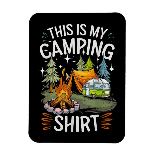 Funny This Is My Camping For Camper Magnet (Vertical)