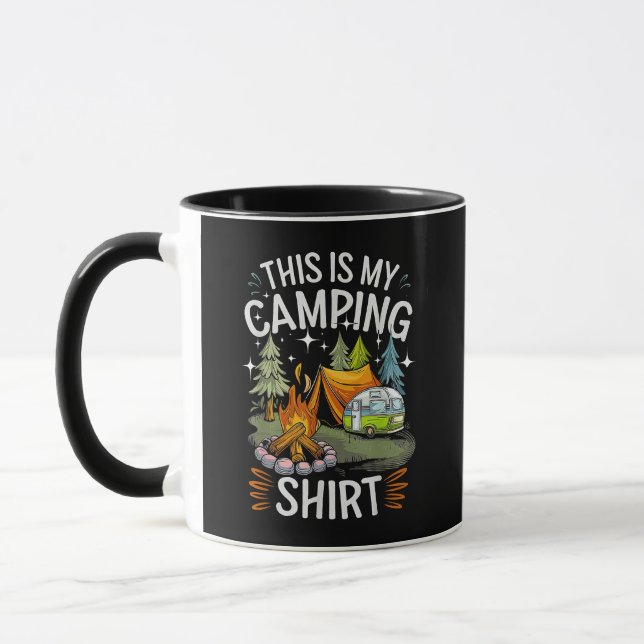 Funny This Is My Camping For Camper Mug (Left)